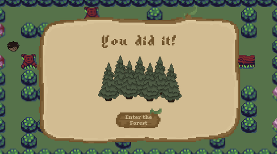 Sneaking Minigame Win Screen