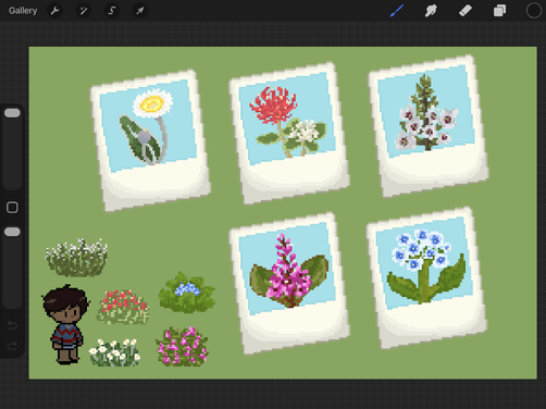 Native flower assets (Fig. 31)