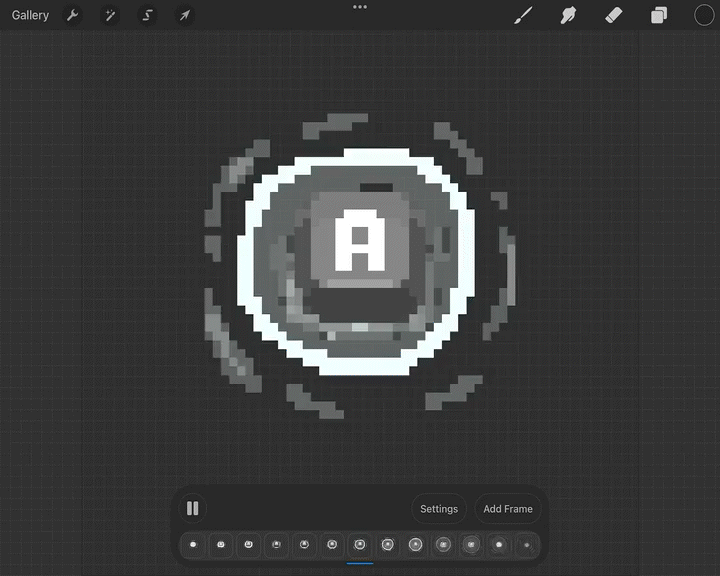 Fishing button animation (Fig. 19)